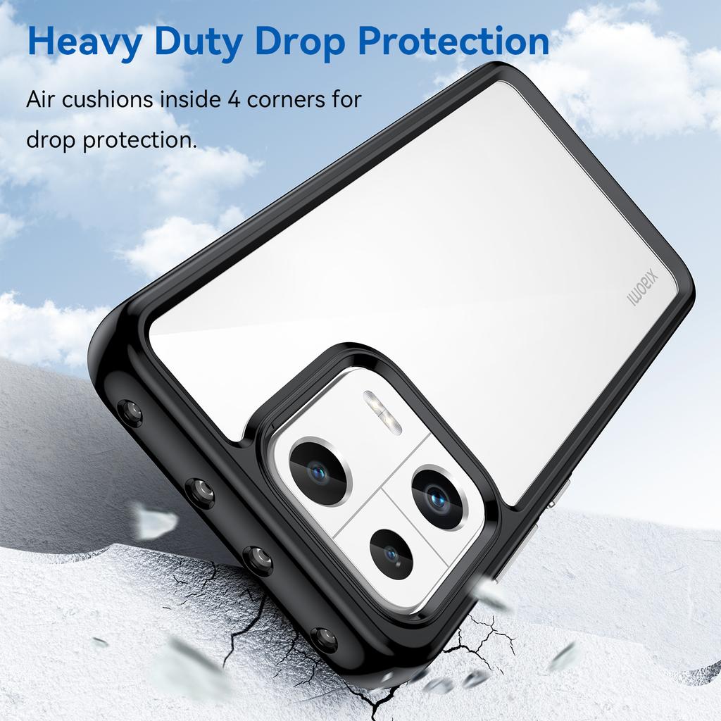 For Xiaomi 13 Clear Case Xiaomi 13 Cover Shell Capa Coque Hard Translucent Shockproof Phone Bumper For Xiaomi 13