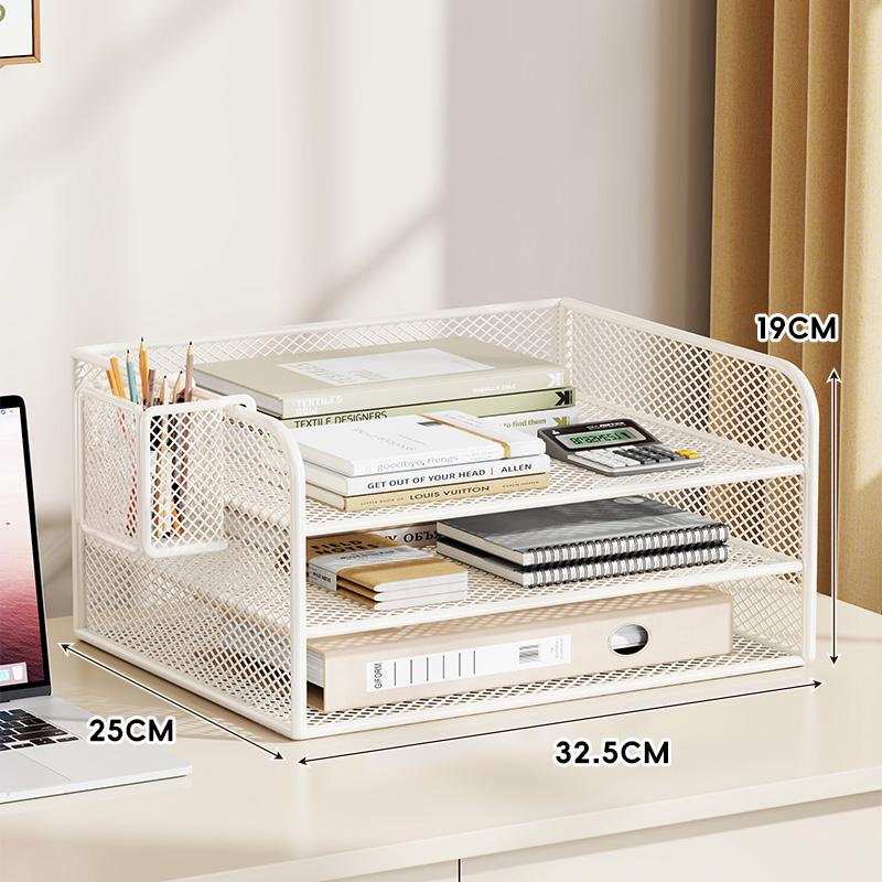 

Металлический настольный органайзер для файлов и стойка для хранения