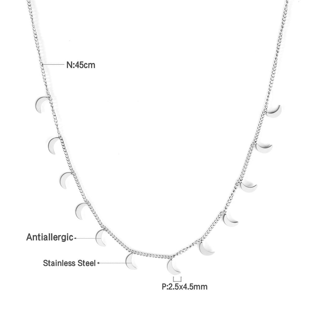 Simple And Versatile Rectangle Pendant Necklace Minimalist Luxury Women's Jewelry Accessory