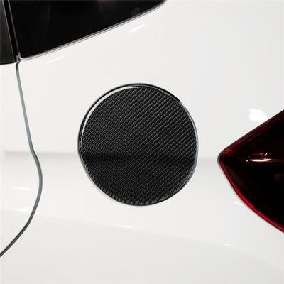 Se potrivește Pentru Honda fit Jazz 2014-2016 Accesorii Auto Panou de protecție capac rezervor combustibil fibră de carbon autocolant decorare exterioară auto