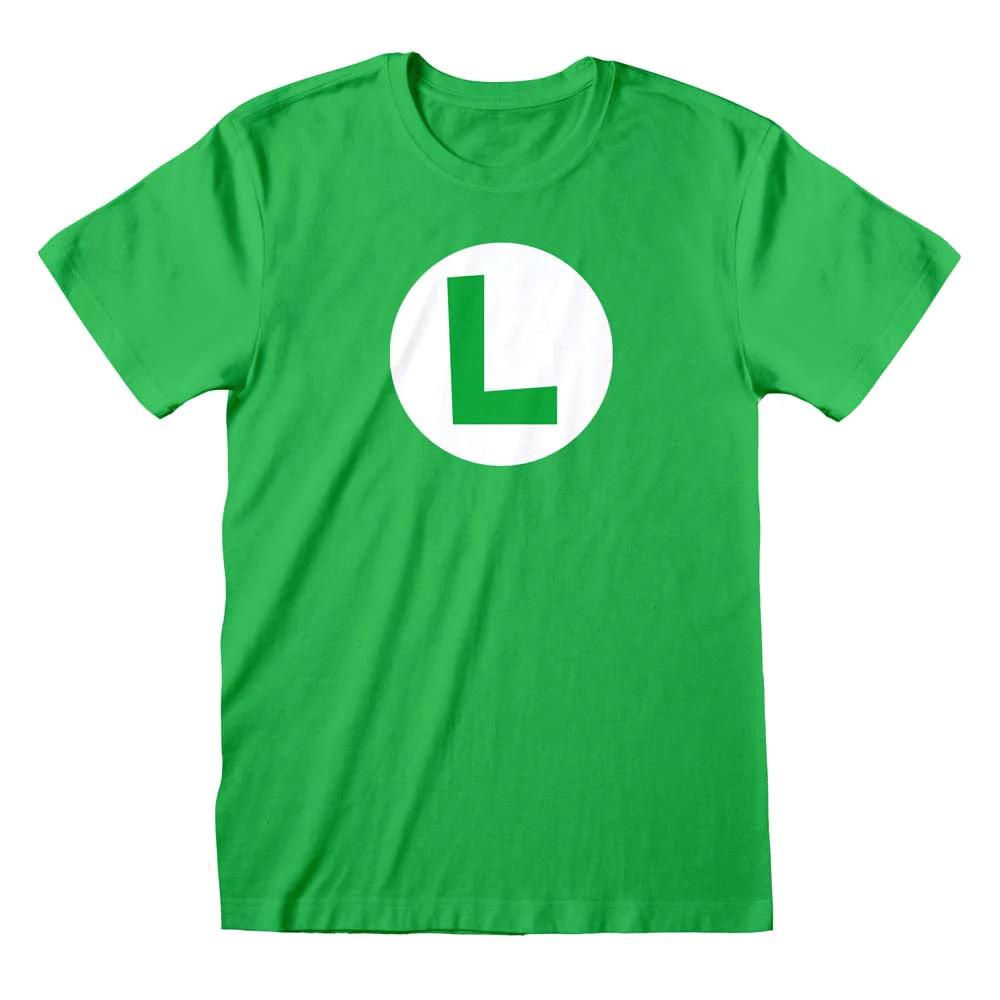 Nintendo Super Mario Luigi Badge T-Shirt Official Licenced XXXL