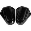 Motorcycle Rear Axle Nut Covers Cap Fit for Harley Softail Slim FLS Deluxe FLSTN FXSTB 2008-2017 Black