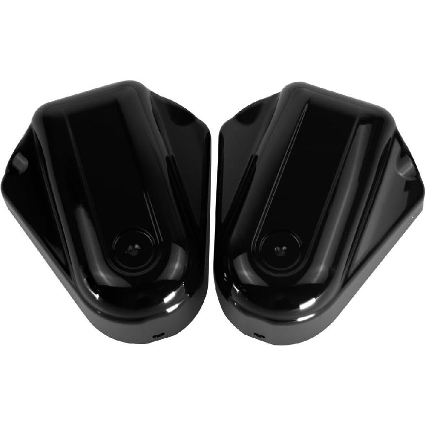 Motorcycle Rear Axle Nut Covers Cap Fit for Harley Softail Slim FLS Deluxe FLSTN FXSTB 2008-2017 Black