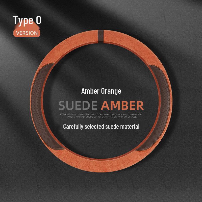 Universal Breathable Non-Slip Steering Wheel Cover: Minimalist, Sweat-Absorbing, Year-Round Comfort