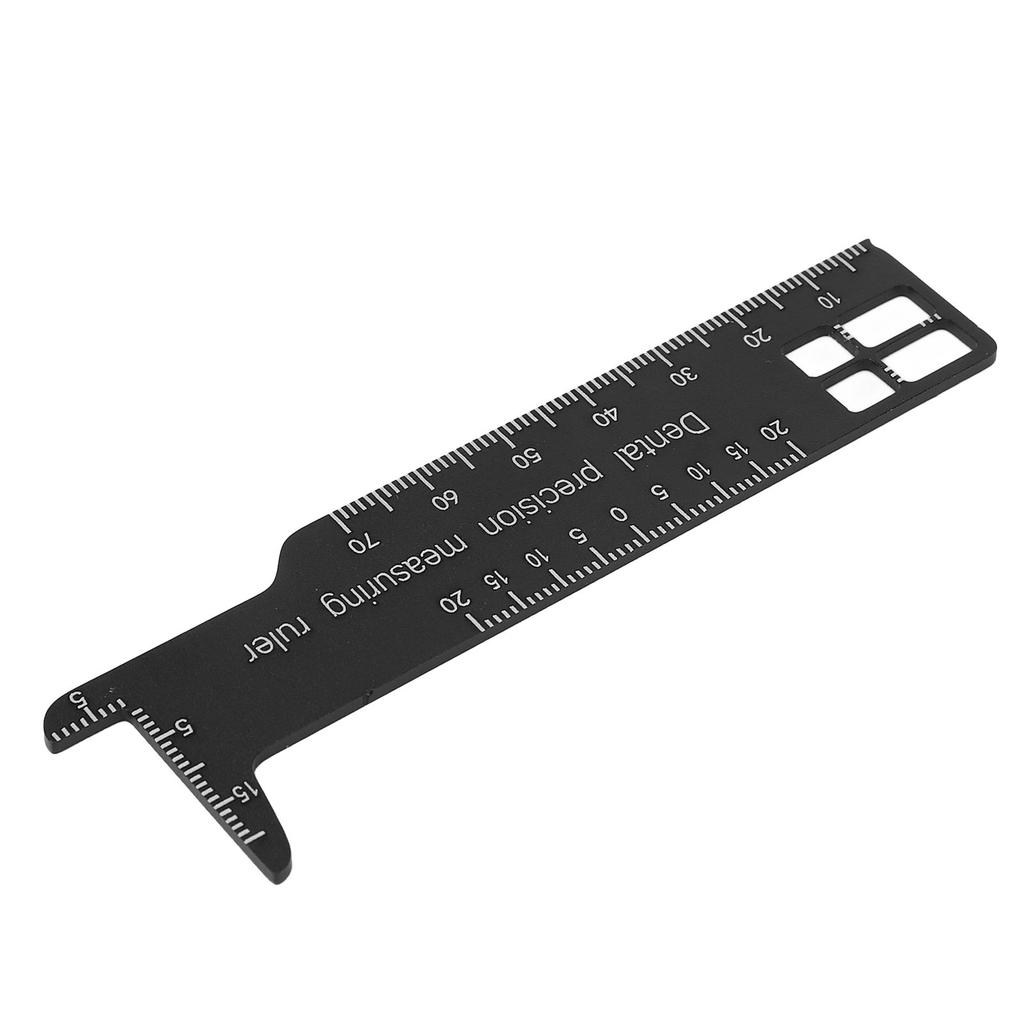 Metal Dental Span Measuring Ruler Double Sided Availability Medical Tool For Dentistry