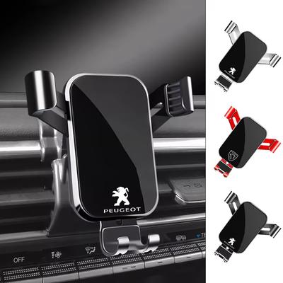 Car Phone Holder Air Vent Moblie Cell Gravity Stand Mount Bracket For Peugeot 206 308 208 207 3008 307 2008 508 407 5008 4008.
