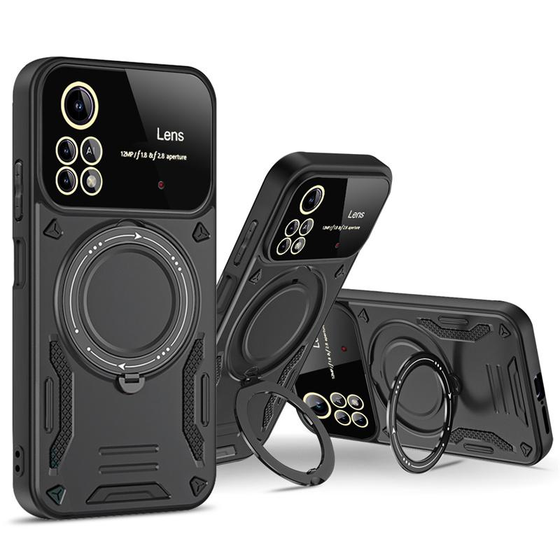 Pro Poco X4 Pro 5G Pouzdro Magnetický Kroužek Pancéřové Kryty Telefonu pro Poko Little X4 X 4 Pro X4pro Pocox4pro Ochrana Fotoaparátu Zadní Kryt