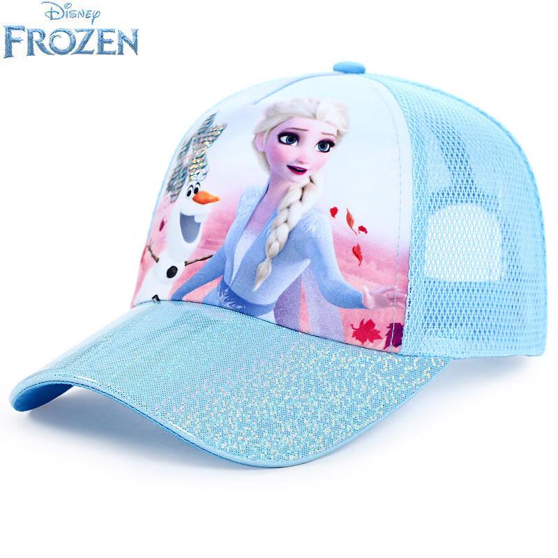 Disney Elsa Princess Girls Summer Mesh Sun Hat 54cm
