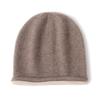 Autumn and Winter Cashmere Double-layer Thickened Curled Warm Cashmere Knitted Hat Spot