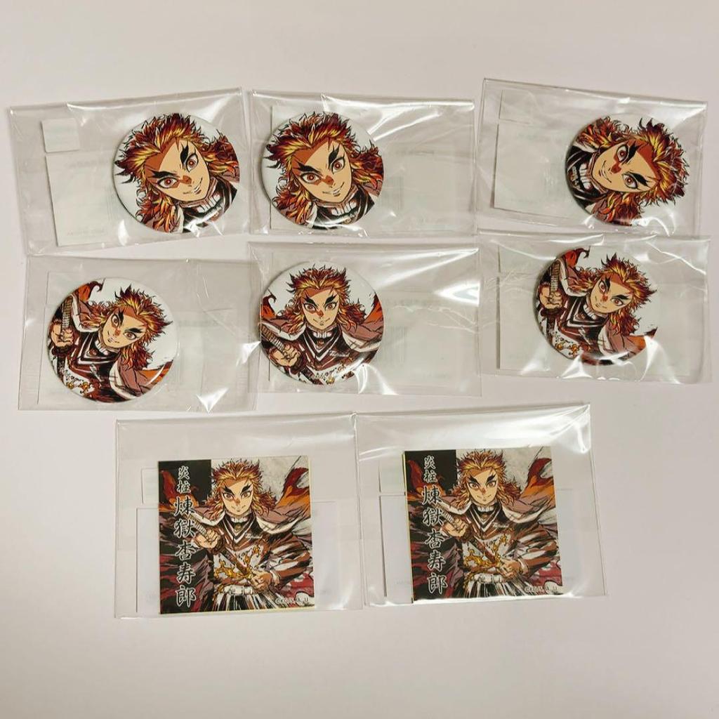 [USED] Kyojuro Rengoku Can Badge Interlude Artbook Flame Pillar Demon Slayer: Kimetsu No Yaiba
