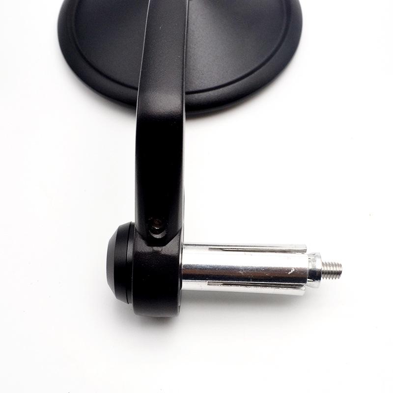 Retro Aluminum Alloy Motorcycle Rearview Mirror - Universal 22mm Handlebar, Round Design, High Quality