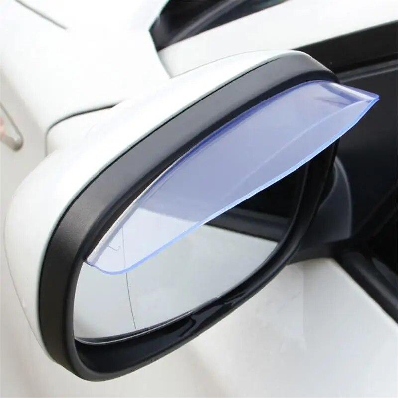 2 Pieces Car Side Mirror Waterproof Sun Visor Rain Eyebrow Auto Car Rear View Side Rain Shield Flexible Protector For Car SUV