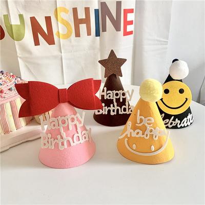 Baby Birthday Hat Birthday Hats for Kids Children's Birthday Hat Baby Shower Headband Accessorie Birthday Party Decorations