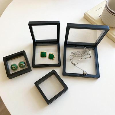 Transparent Earring & Jewelry Storage Box - Portable Anti-Oxidation PE Film for Necklace and Ear Clip Protection