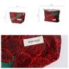 New Retro Chinese Red Makeup Bag Portable Large Capacity Sanitary Napkin Storage Bag Jewelry Handbag Storage Bag Coin Key Bag