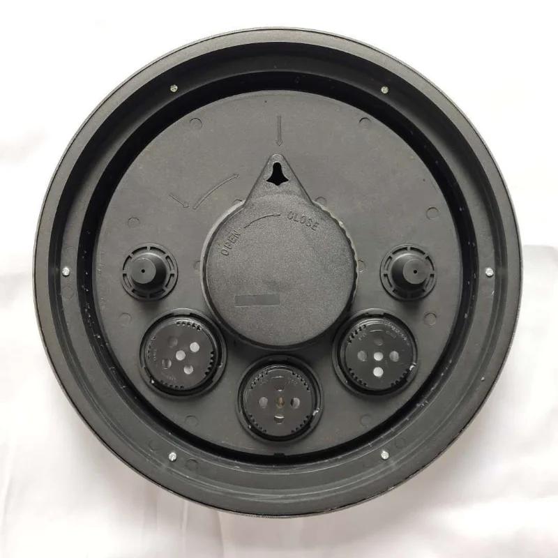 12 Inch Outdoor Waterproof Wall Clock Creative Retro Garden Courtyard Decorative Clock Living Room Bedroom Quartz Wall Watch