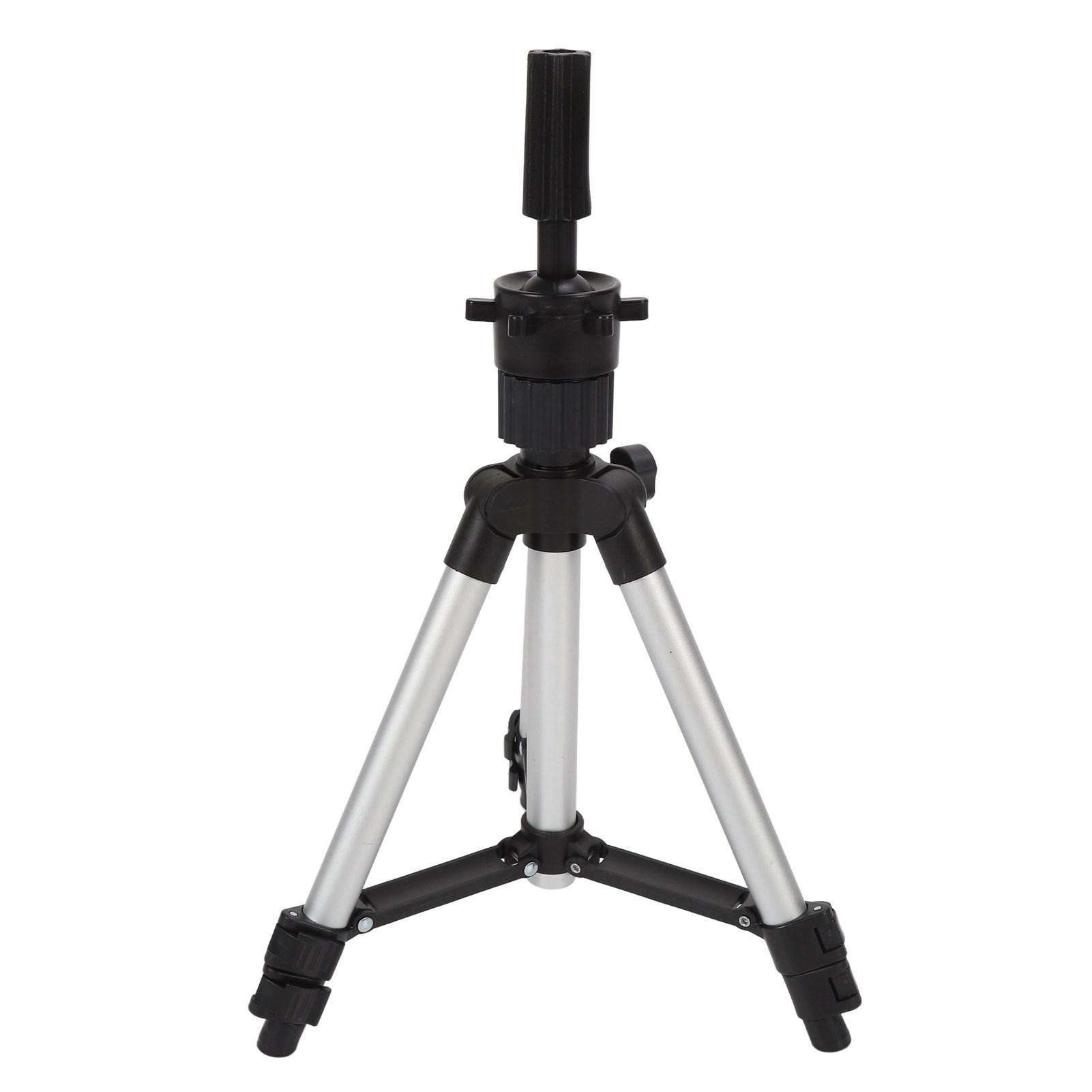 

Aluminum Alloy Mannequin Head Stand Adjustable Wig Stand Tripod for Cosmetology Hairdressing Training