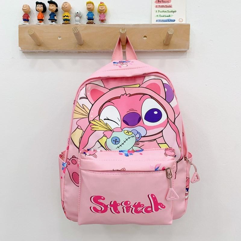 Ice Angel Heart Cream Rainbow Cartoon Printed Backpack Children