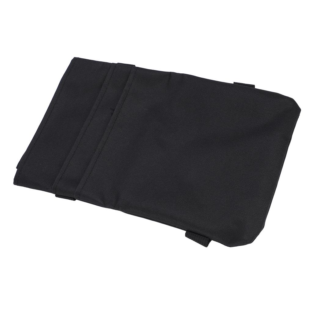 Bolsa para Muleta Tecido Oxford Fixação com Alça Multifuncional Portátil Bolsa para Muletas 7,87x11,81 pol Preta