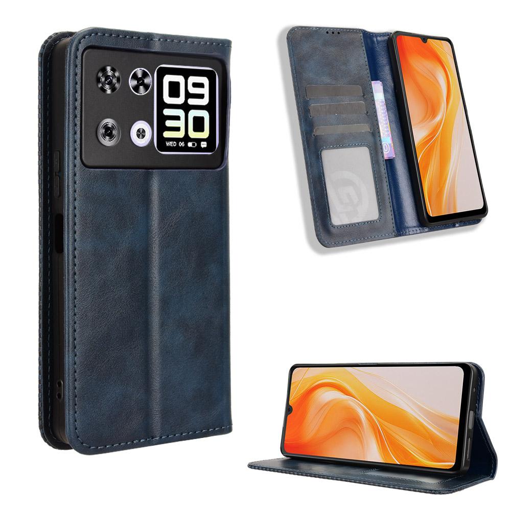 

Чохол-книжка для Cubot P90 з ПУ шкіри, повний захист корпусу, протиударний, міцний, ретро чохол для телефону for Cubot P90