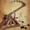 1set DIY Wooden Model Kit 3D Puzzle Assembly Wood Craft Ornament for Bedroom & Living Room Decor