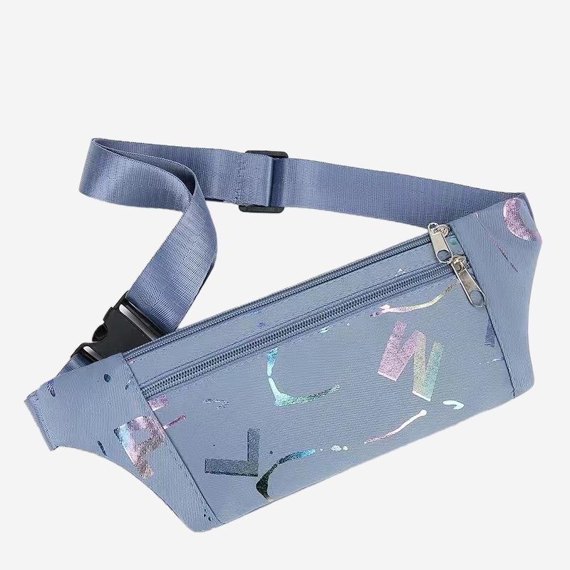 

Модная спортивная поясная сумка, сумка для мобильного телефона, поясная сумка для отдыха на открытом воздухе синий