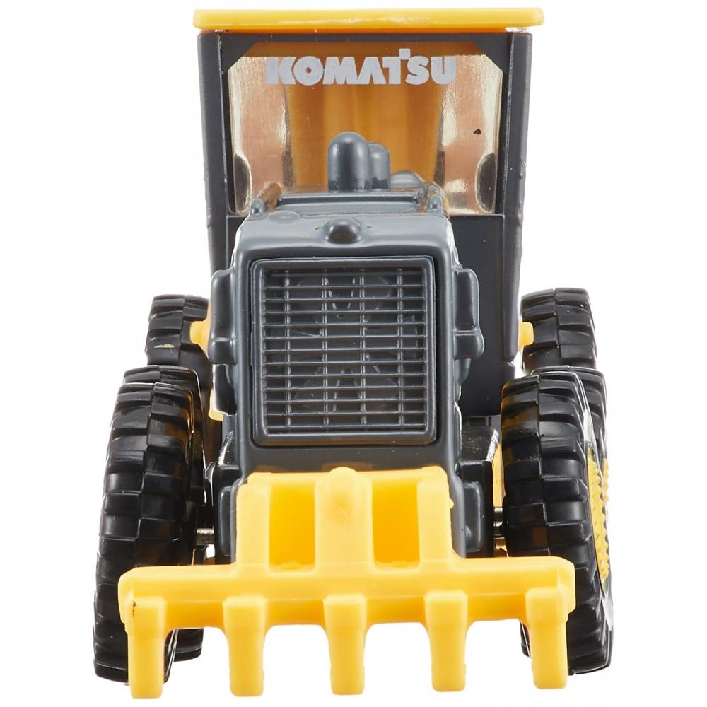 TAKARA TOMY Hračka do auta "Tomica No.140 Komatsu Motor Grader GD675-6" mini autíčko 3 roky stará a starší Bezpečnostní standard krabicové hračky prošel certifikací značky ST