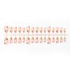 30 pieces of hot selling sweet simple love wearable nail high-end handmade dot diamond cute nail art nail pieces