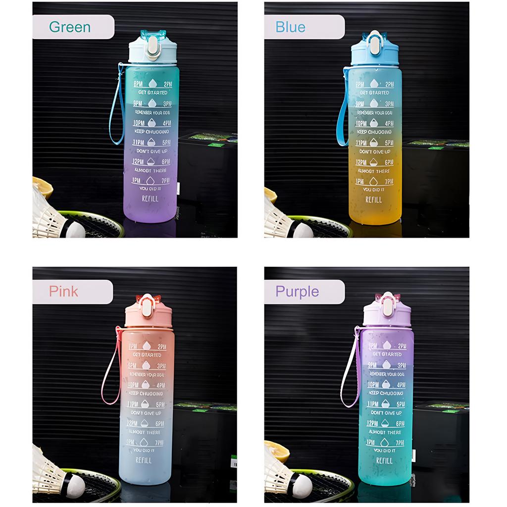 Frosted Water Bottle Outdoor Sport Travel Gym Drinking Bottles Kettle