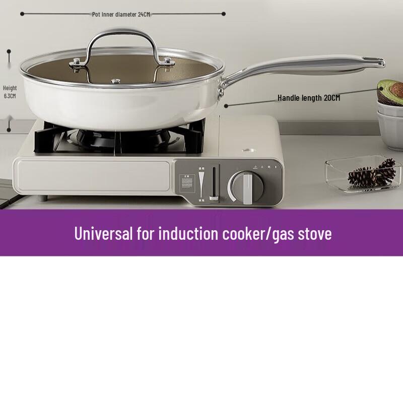 

Yoshida Craftsman Ceramic Flat-Bottom Frying Pan