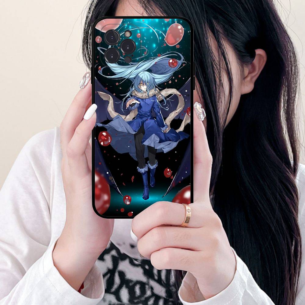 Slime Anime Rimuru Tempest Phone Case For IPhone 16 15 14 13 12 Mini 11 Pro XS Max X XR SE 6 7 8 Plus Soft Silicone Cover