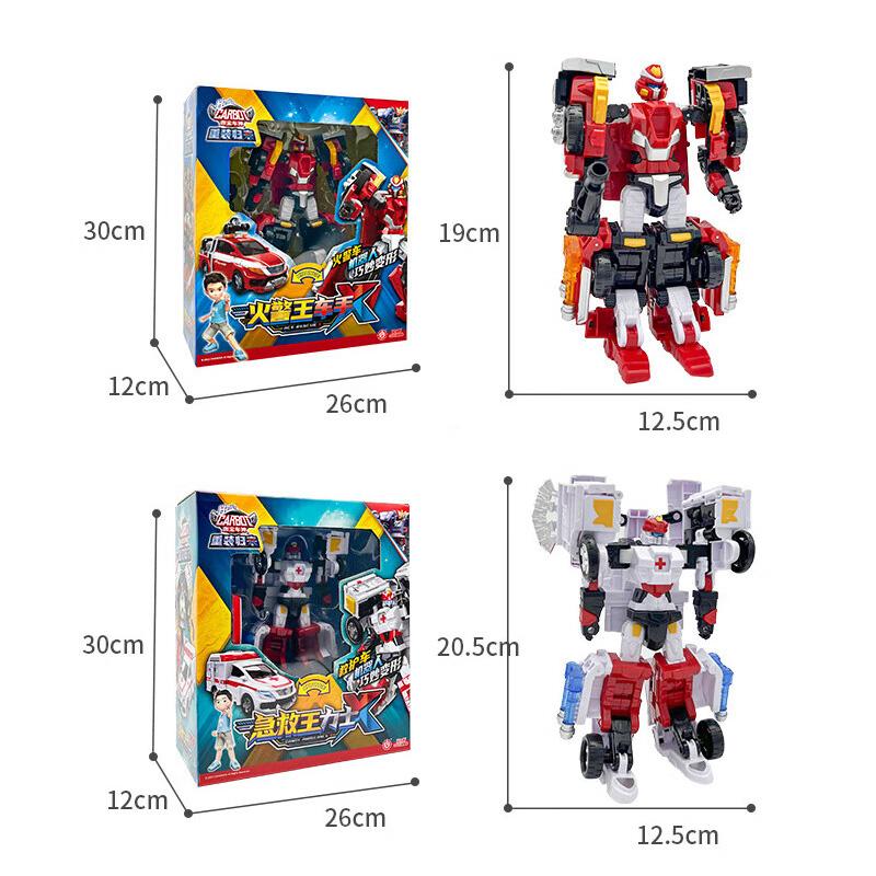 Two Mode Carbot Penta Storm X Transformation Robot To Car Action Figures Deformation Rescue Car Toy for Children Gift