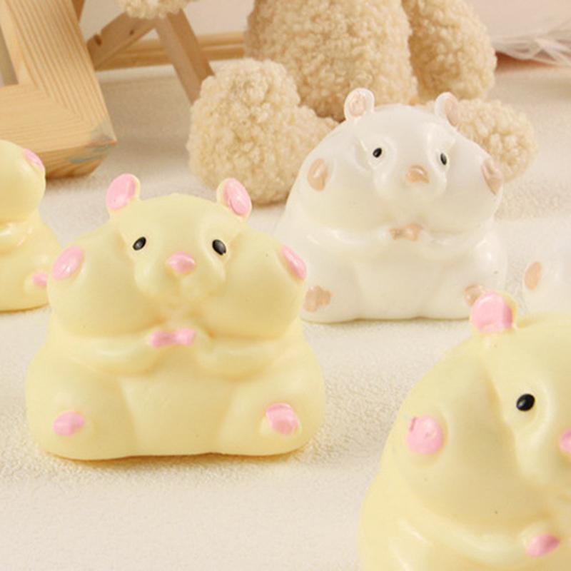 1Pc Silicone Pinch Decompression Prop Cute Hamster Squeeze Toy Tpr Fidget Sensory Toys For Kids Adults Gift