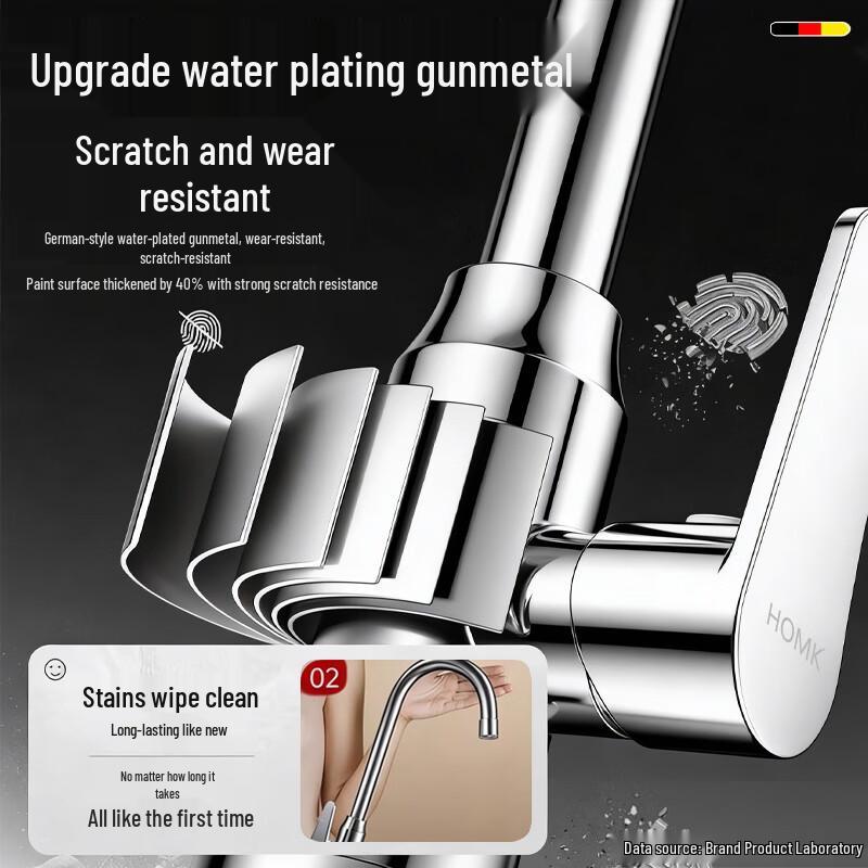 HOMK Single Cold Stainless Steel Kitchen Faucet