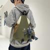 Sac bandoulière grande capacité marque de mode Hommes Femmes Style paresseux Outils de travail Ins Casual Poitrine Vols charter Sports Équitation Petit sac à dos