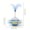 Cat Toy Feather Bells, Wooden Doll Cat Turntable Ball Pet Cat Teasing Stick Cat Products