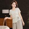 YUZHAOLIN Women's Summer T-Shirt & Wide-Leg Pants Set