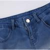 Fashion Denim Pleated Skirt Women High Waist Button Zipper Pocket Ruffle A-line Sexy Mini Skirts Female 2025 Spring Summer Lady Skirt