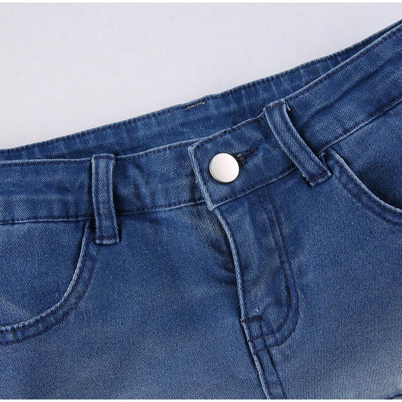 Fashion Denim Pleated Skirt Women High Waist Button Zipper Pocket Ruffle A-line Sexy Mini Skirts Female 2025 Spring Summer Lady Skirt