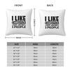 Chipotle Square Pillowcase Polyester Linen Velvet Pattern Zip Decor Sofa Cushion Case 45X45