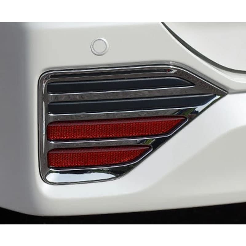 MEKOMEKO Rear Bumper Reflector Garnish for Toyota New with Rear Fog Lamp ABS Compatible with 2022 2-Piece Voxy/Noah (90 Series) Trim, Material,