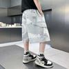 Summer Kids Casual White Camouflage Shorts Big Boys High Waist Streetwear Short Pants Bottoms Tweens Child Camo Cargo Shorts