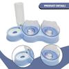Double Cat Bowls Pet Feeder 15°tilted,with Automatic Water Bottle,Pet Food Bowl,Raised
