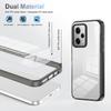 KEYSION Transparent Case for Redmi Note 12 Pro 5G 12 4G TPU+PC Anti-slip Clear Shockproof Phone Cover for Xiaomi POCO X5 Pro 5G