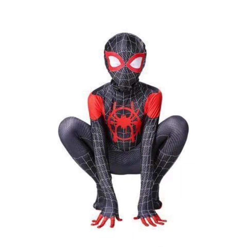 Tutina Spider-Man di Halloween Costume per Bambini Miles tutina Adulto Tuta Gwen Abito da Spedizione