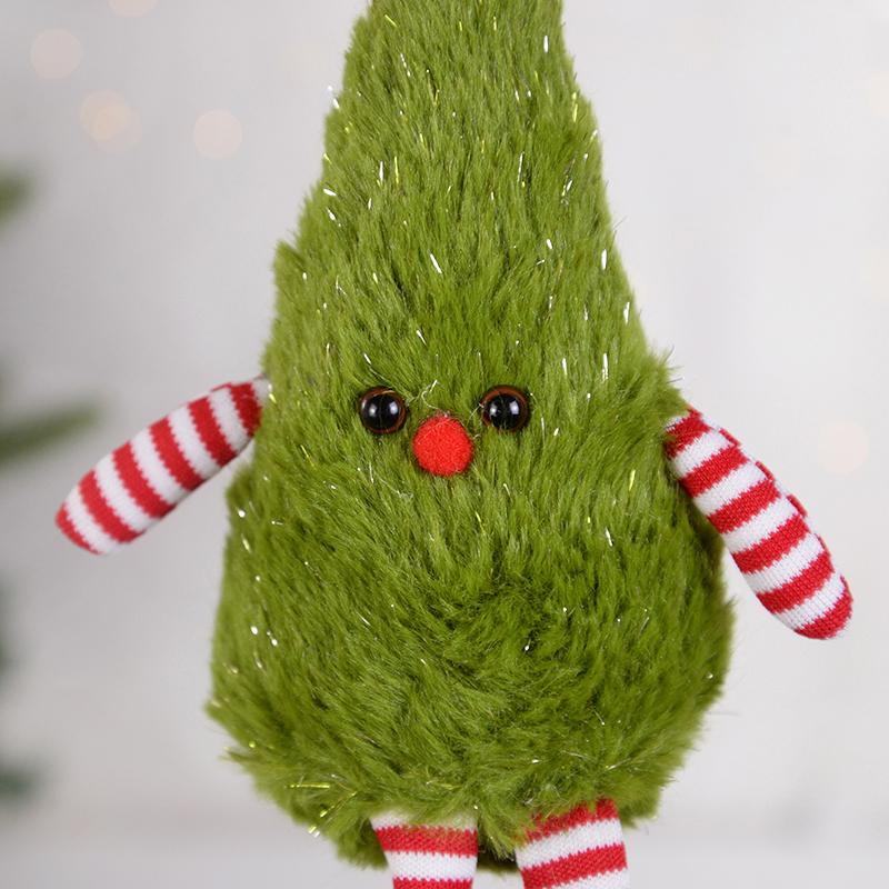 Christmas Plush Doll Ornaments Cute Long Leg Xmas Tree Hanging Pendant Navidad Natal Home Decoration New Year Kids Gifts