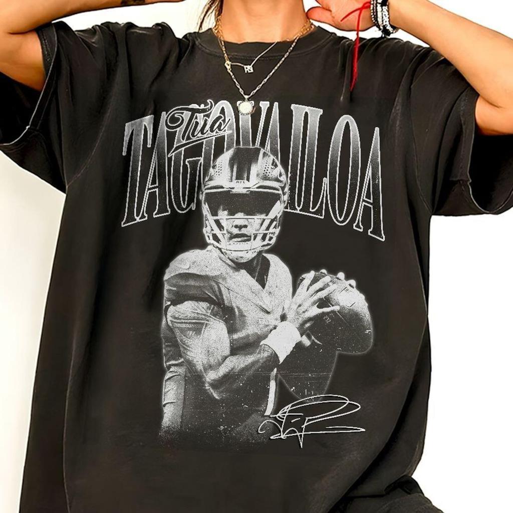 Tua Tagovailoa Graphic Atlanta Football Vintage Comfort Color Shirt