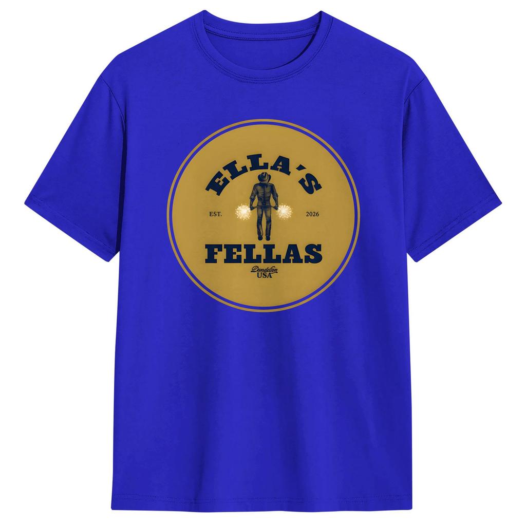 Ella Fellas Club TShirt Harajuku TShirts ShortSleeve Vintage Tshirt Summer Cotton Plus Size Tees