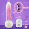 Vkládací dildo Vibrační erotické hračky se 3 režimy vkládání a 10 režimy vibrací a vyhřívání Dálkové ovládání análního stimulátoru G-Spot Dildo pro dospělé