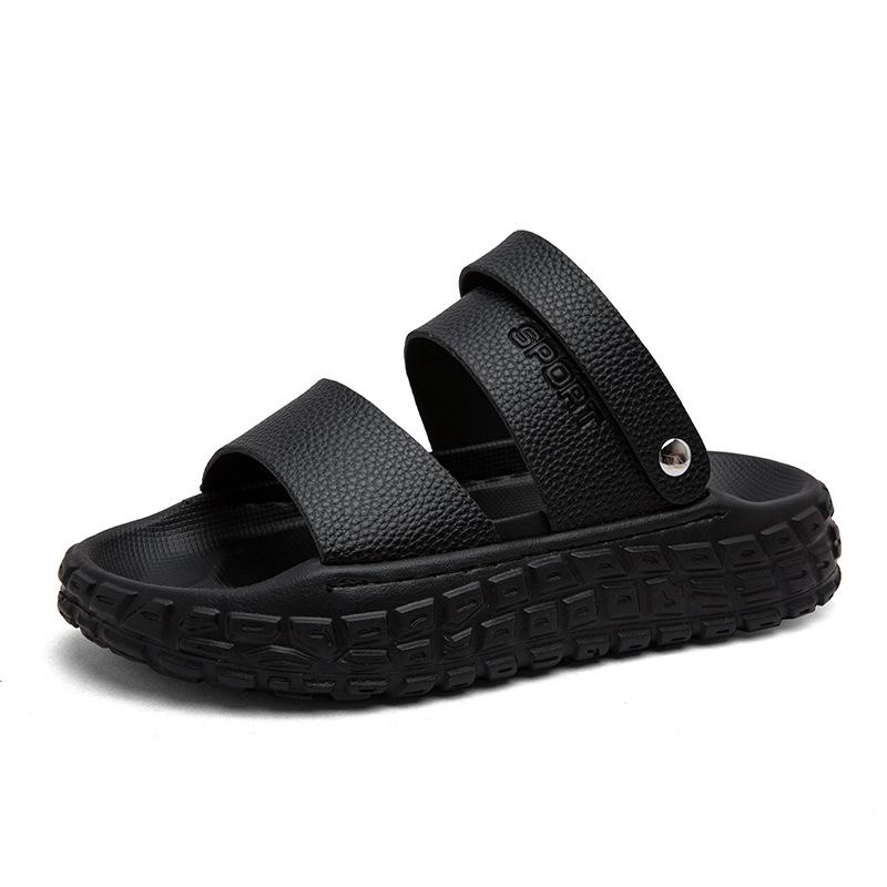 

New tire sole heightened slippers men s summer wear dual-purpose stepping on shit sandals driving sports beach sandals men 39